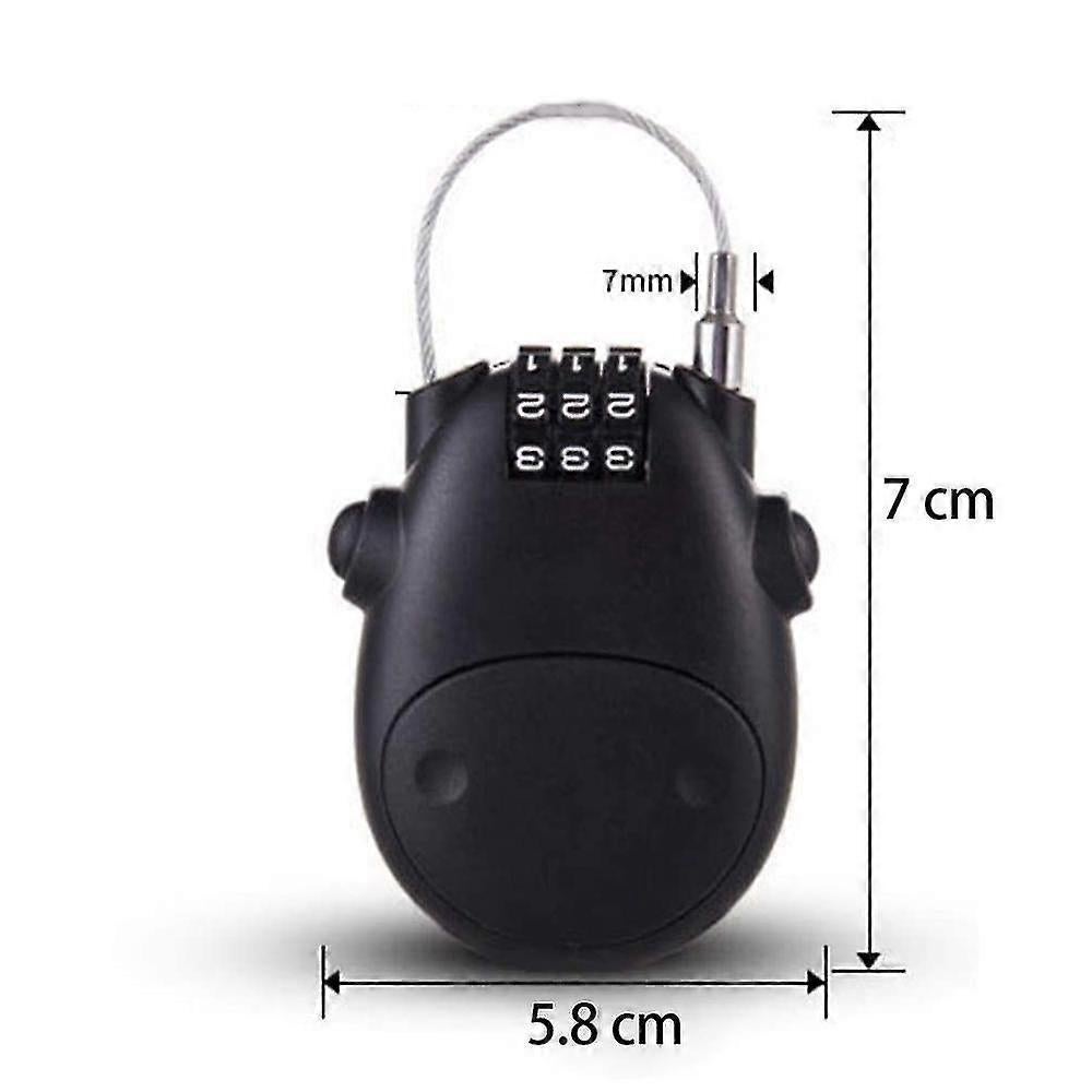 Scratch-Resistant Luggage Lock - ABS Travel Case Lock with Combo Security - Image 5