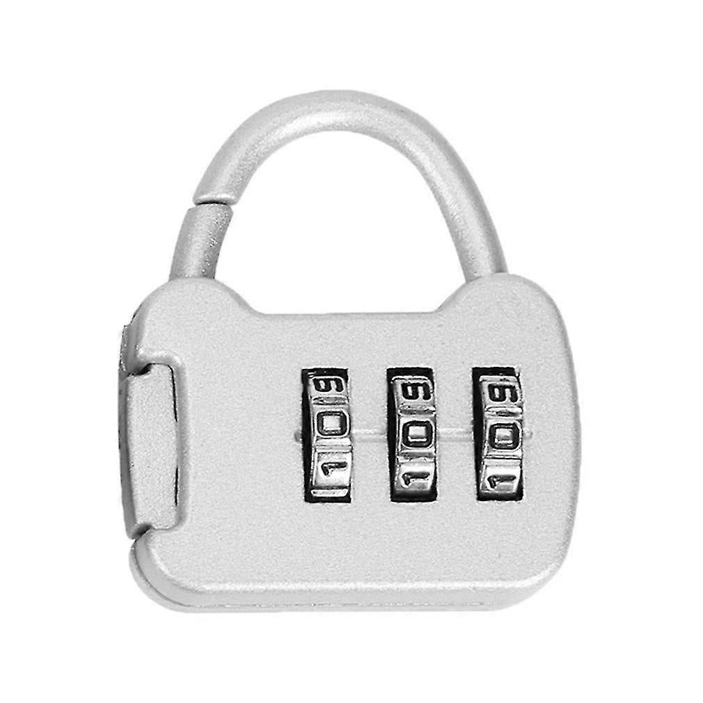 3-Digit Combo Padlock - Outdoor Travel Luggage Bag Lock for School & Fitness - Image 1