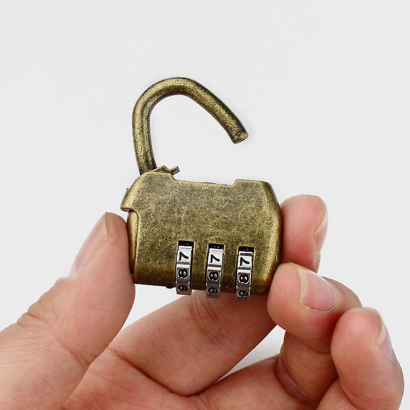 4pcs Vintage Mini Padlock - Diary & Luggage Combo Lock Set - Image 3