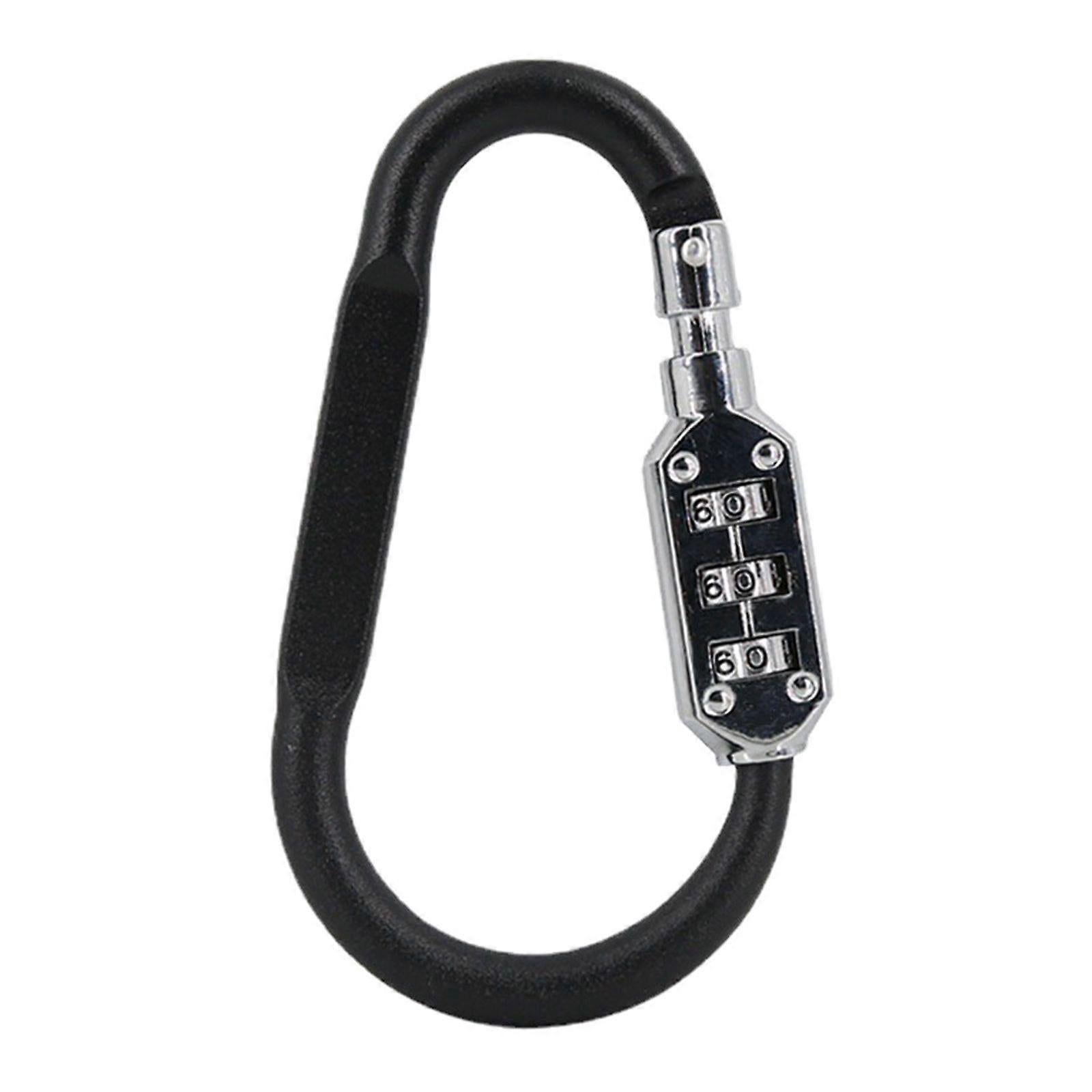 D-Shape Password Lock - Backpack Gym Luggage Carabiner Lock - Image 5