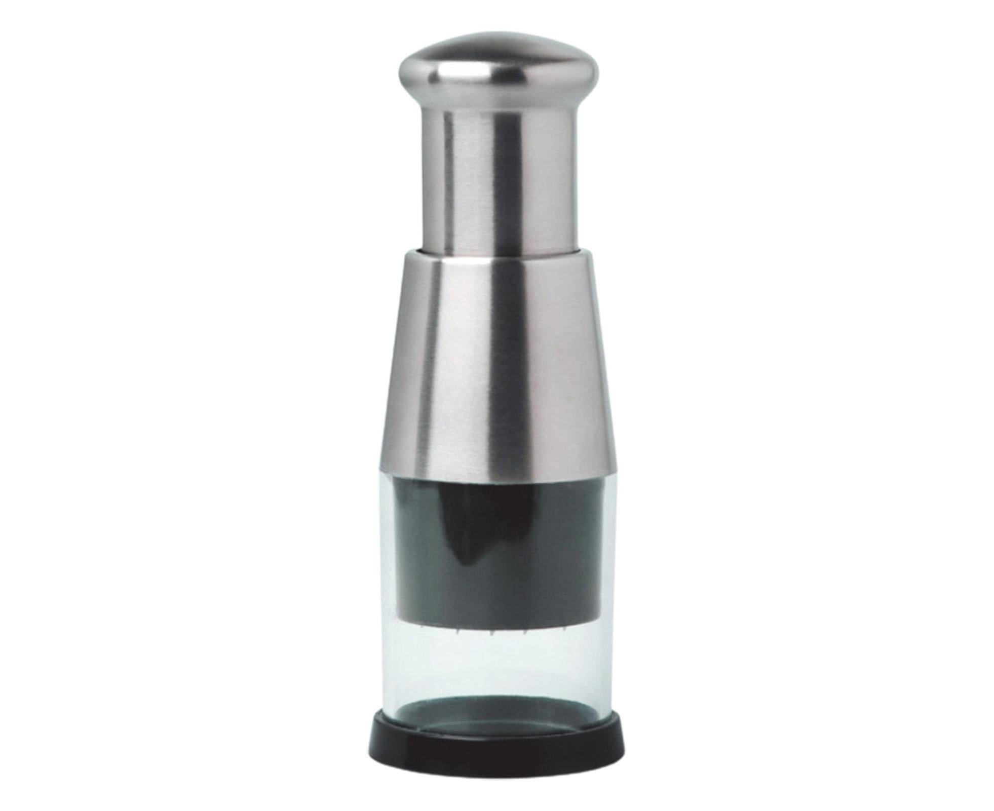 Garlic Crusher Detachable Labor-saving Stainless Steel Sharp Blade Garlic Masher for Home -Black - Image 1