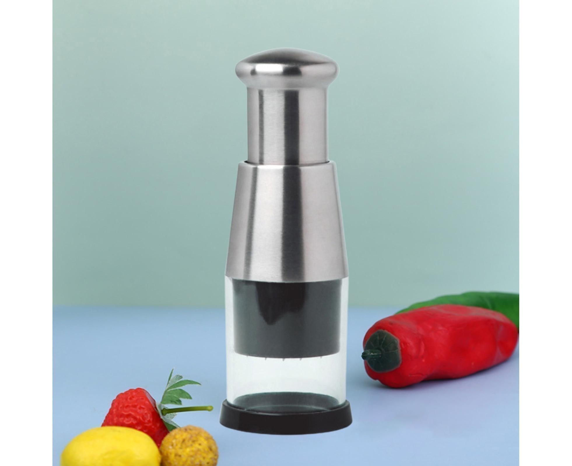 Garlic Crusher Detachable Labor-saving Stainless Steel Sharp Blade Garlic Masher for Home -Black - Image 3