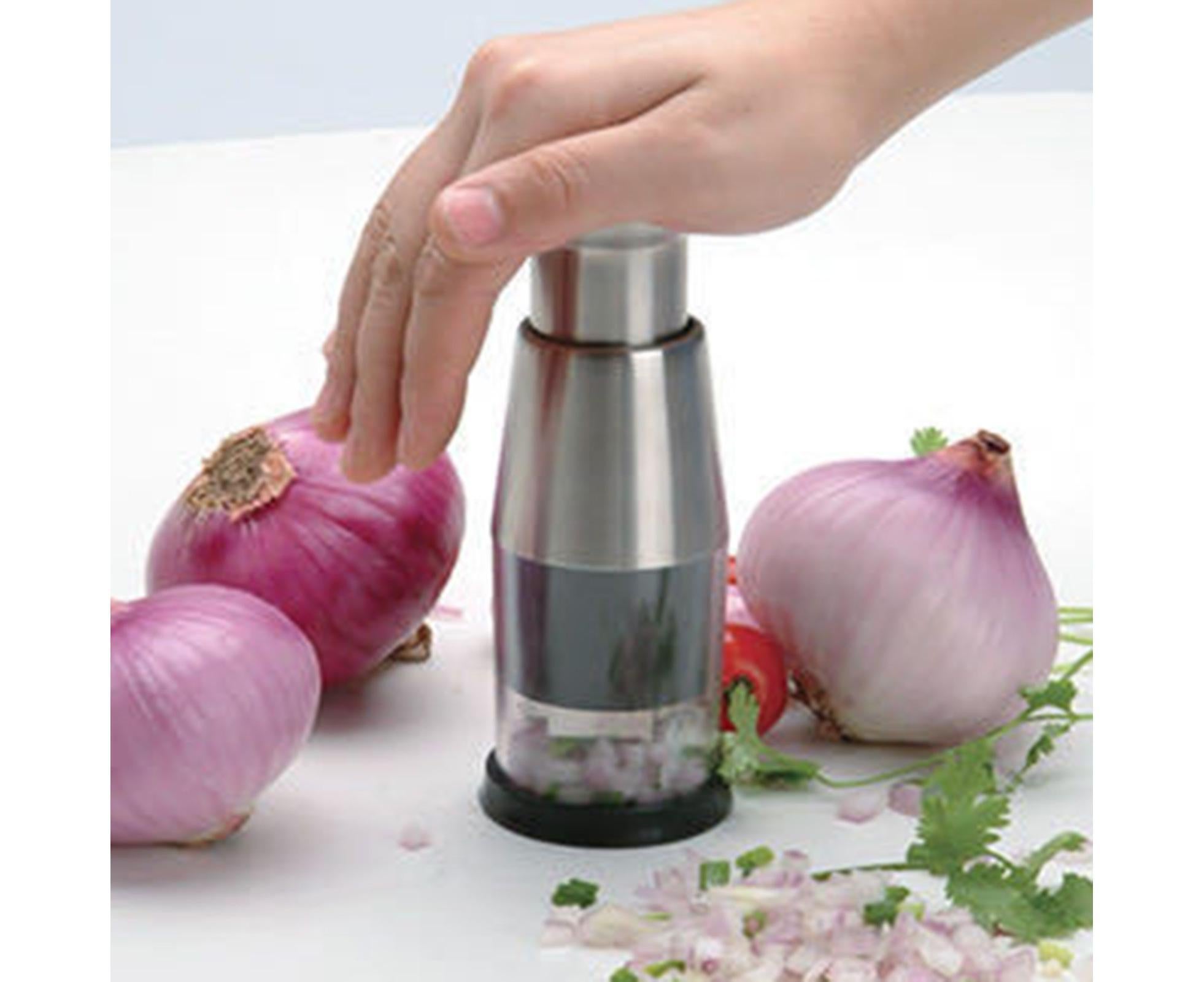 Garlic Crusher Detachable Labor-saving Stainless Steel Sharp Blade Garlic Masher for Home -Black - Image 6