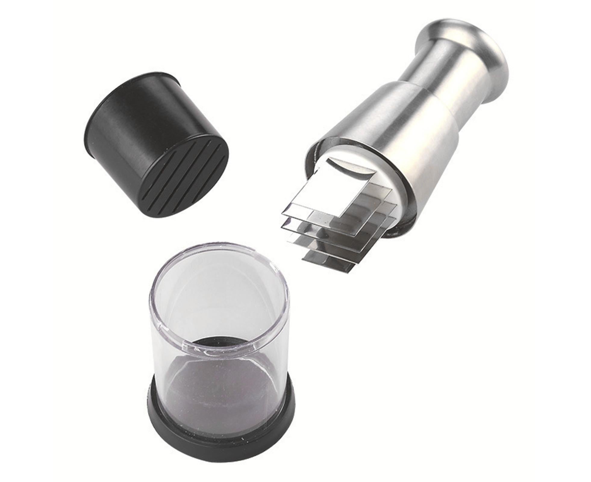 Garlic Crusher Detachable Labor-saving Stainless Steel Sharp Blade Garlic Masher for Home -Black - Image 7