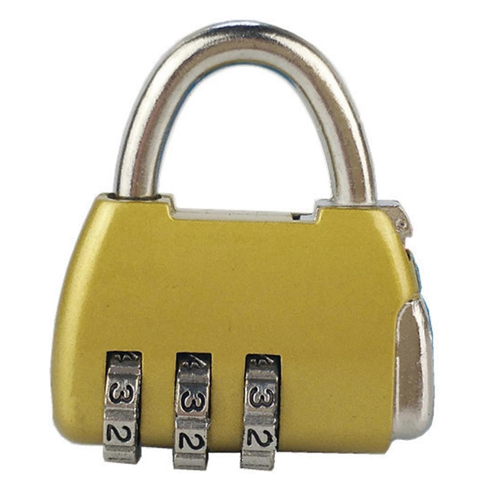 3-Digit Zinc Alloy Combo Lock - Heavy Duty Luggage Padlock - Image 1