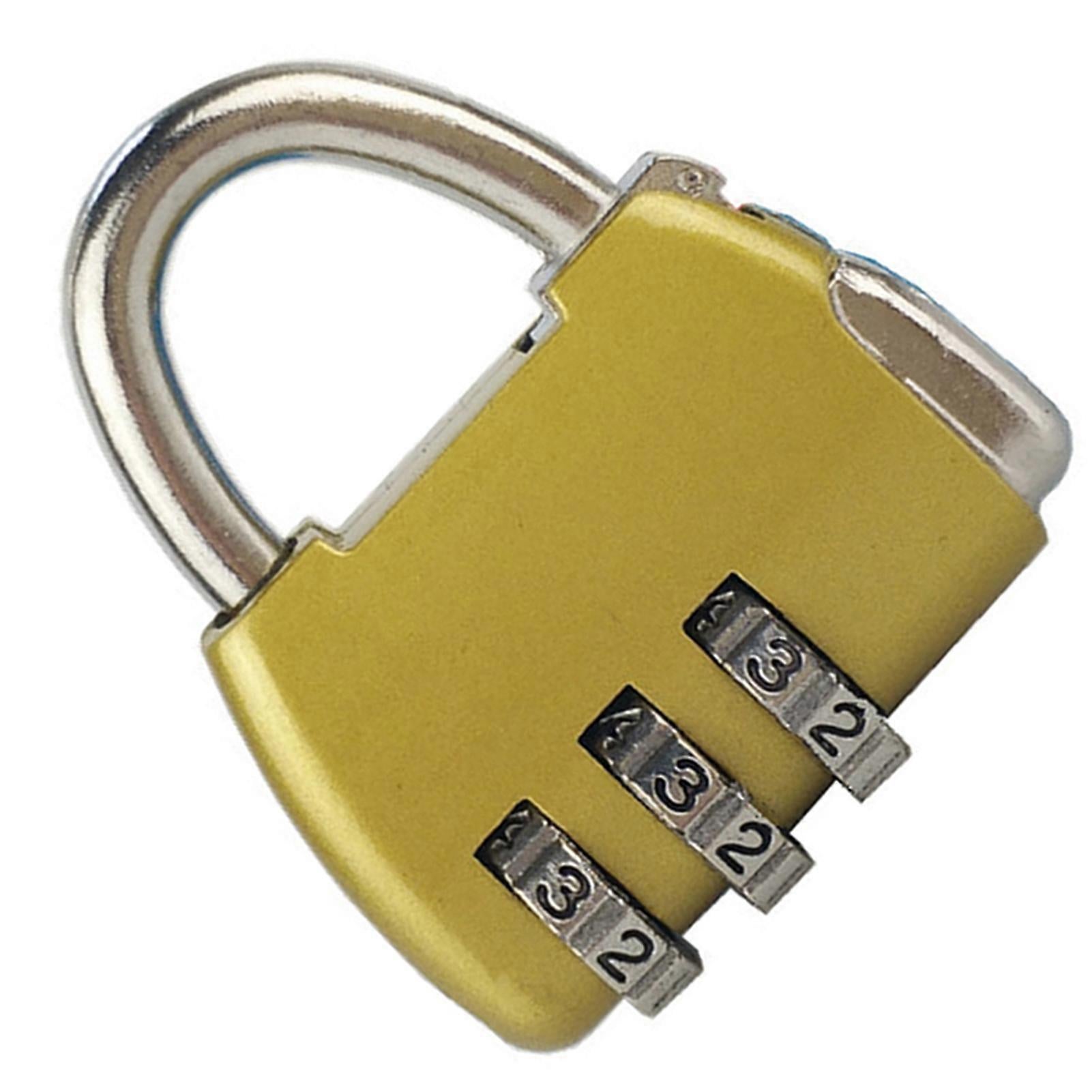 3-Digit Zinc Alloy Combo Lock - Heavy Duty Luggage Padlock - Image 2