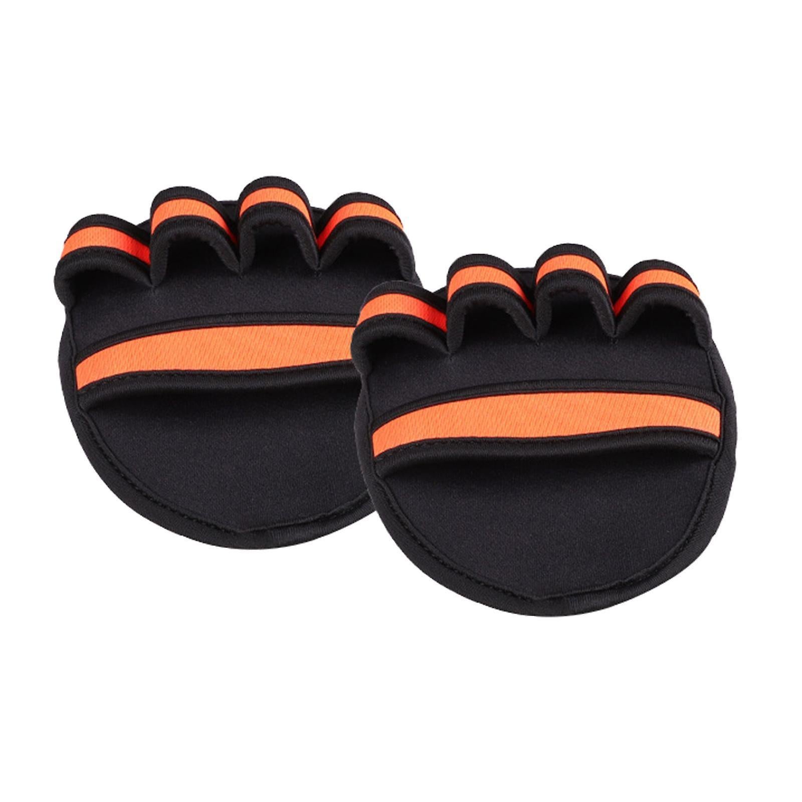 Half Finger Gym Grip Pads for Weightlifting, Outdoor Workout Hand Protectors - Image 1