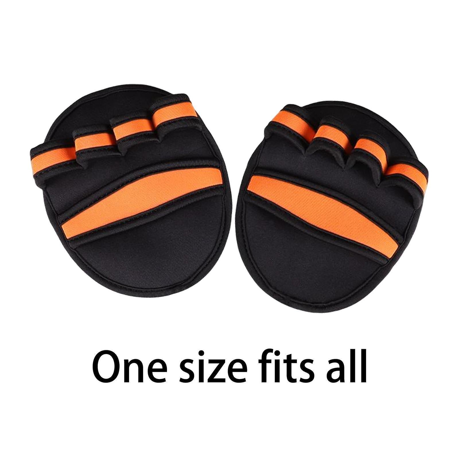 Half Finger Gym Grip Pads for Weightlifting, Outdoor Workout Hand Protectors - Image 3