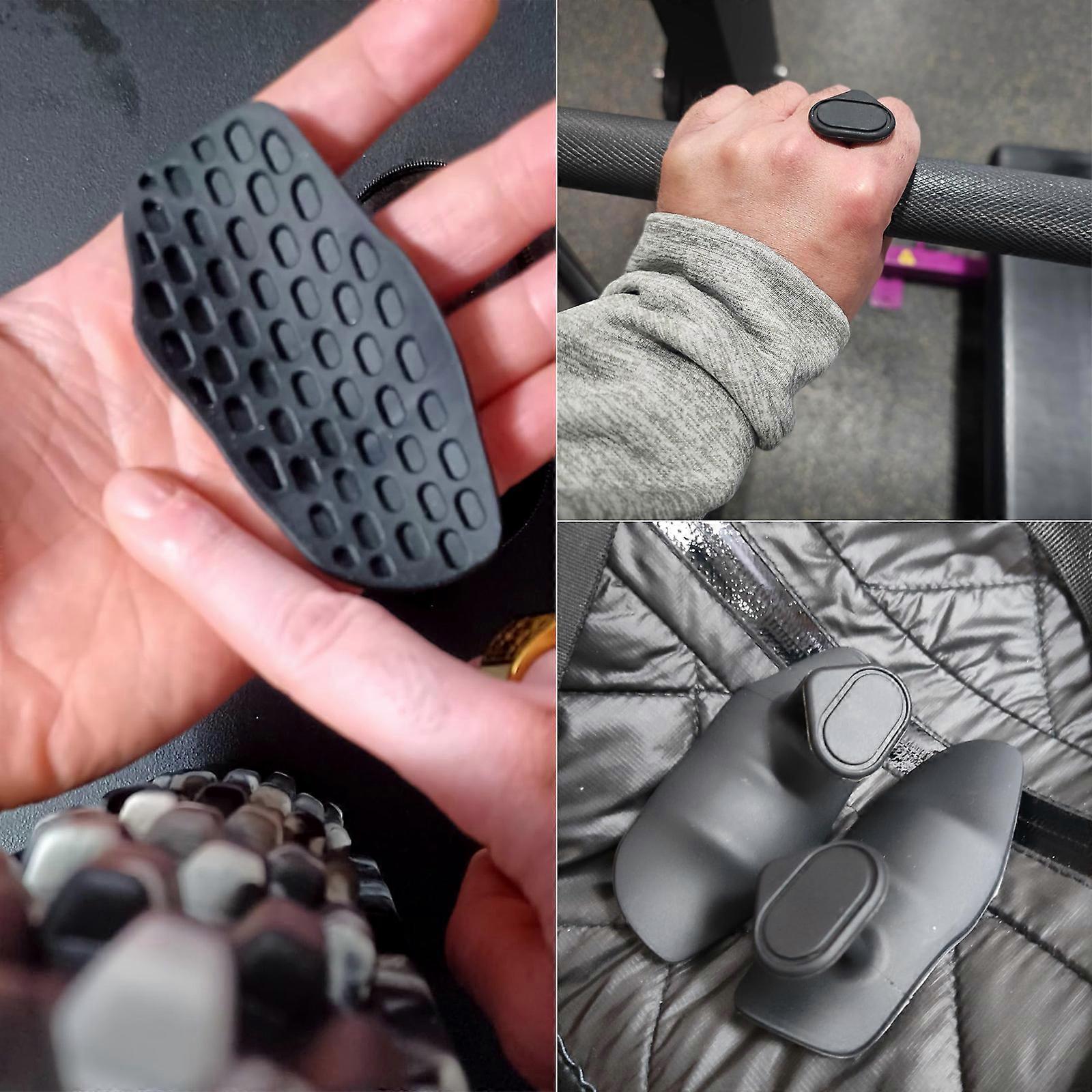 2pcs Flexible Gym Tape Grips with Storage Box for Weightlifting, Grey - Image 5