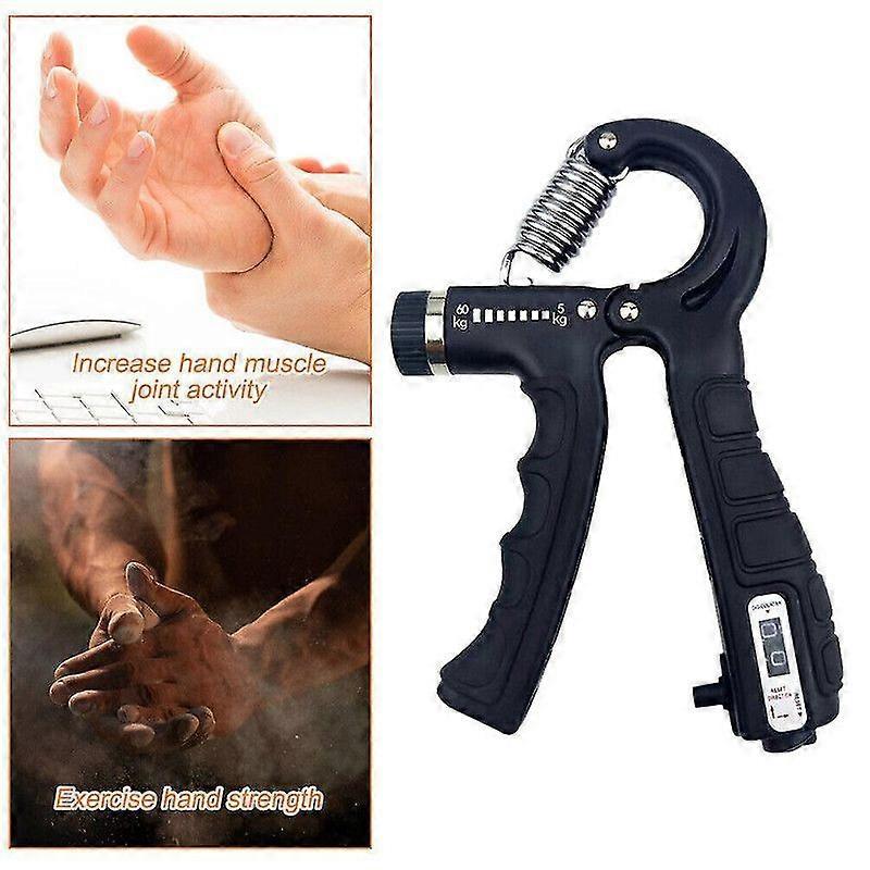 Spring Counting Hand Grip Strengthener, Heavy-Duty Gym Trainer - Image 3