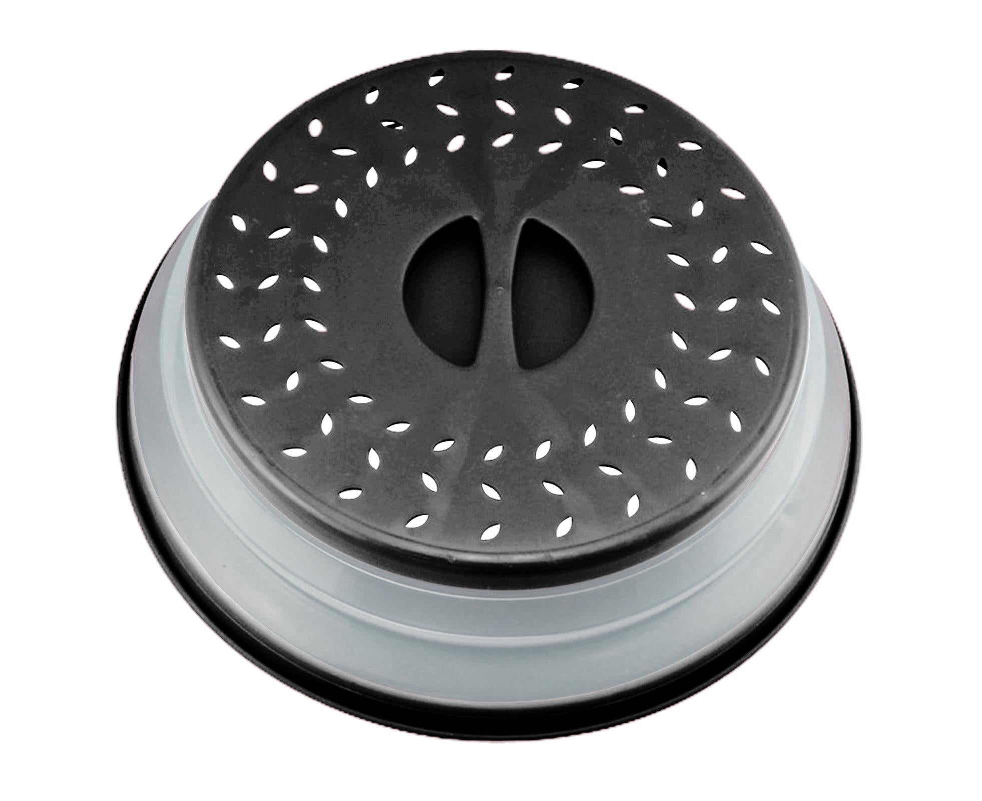 Microwave Cover TPR Microwave Splatter Guard-Black - Image 1