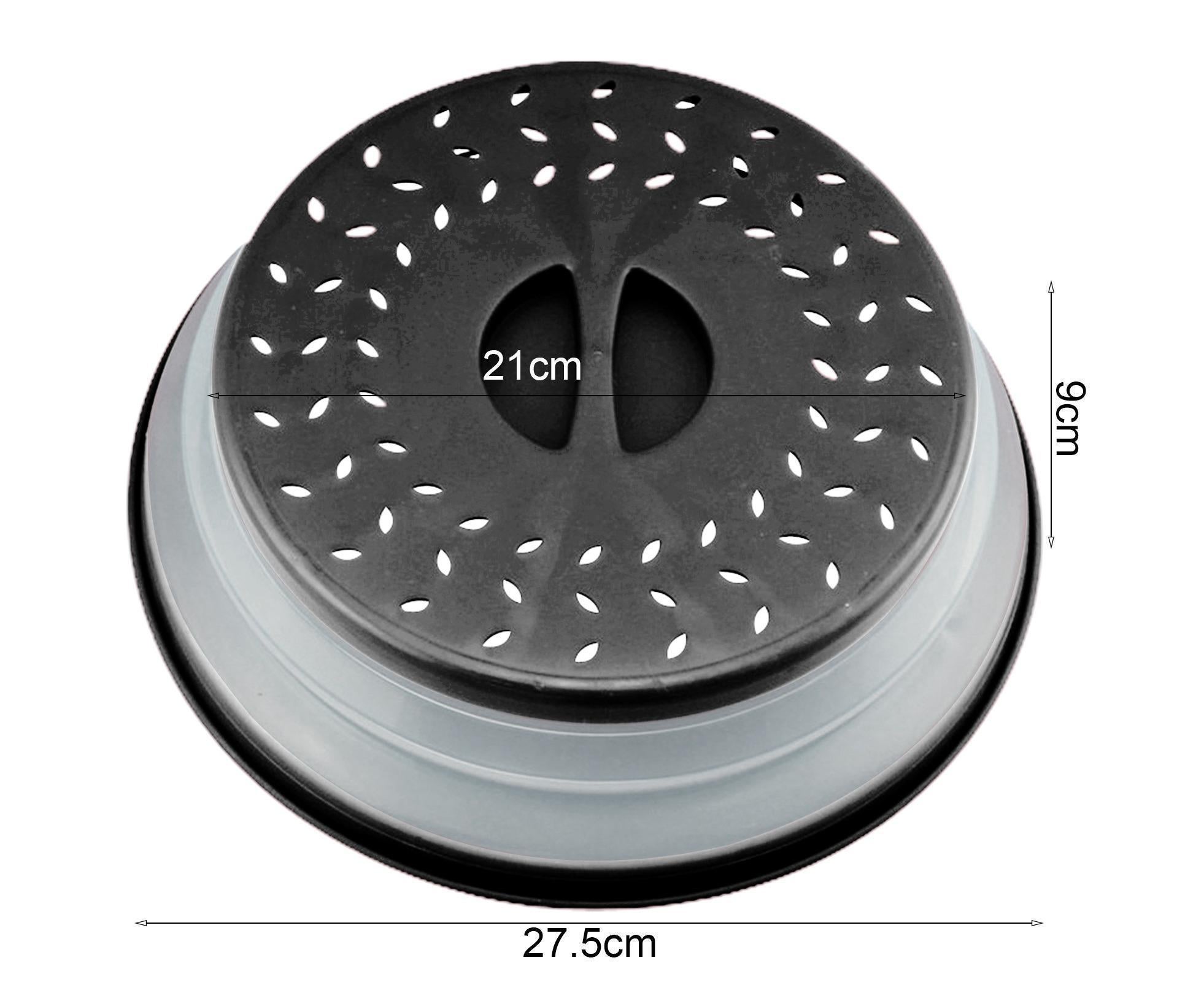 Microwave Cover TPR Microwave Splatter Guard-Black - Image 2
