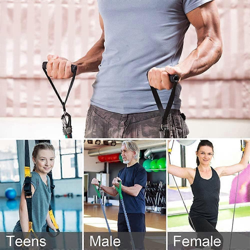 4pc Resistance Band Grip Pull Up Replacement, Grip Strength Training Accessories Gym Yoga - Image 4