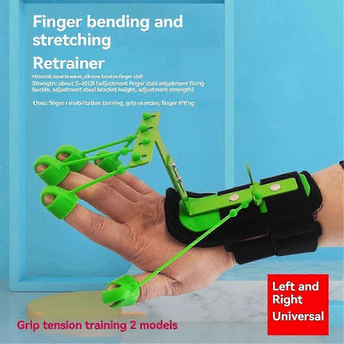 Hand Finger Grip Forearm Strengthener Muscle Recovery Workout Gripper Fitness Gym Exerciser - Image 3