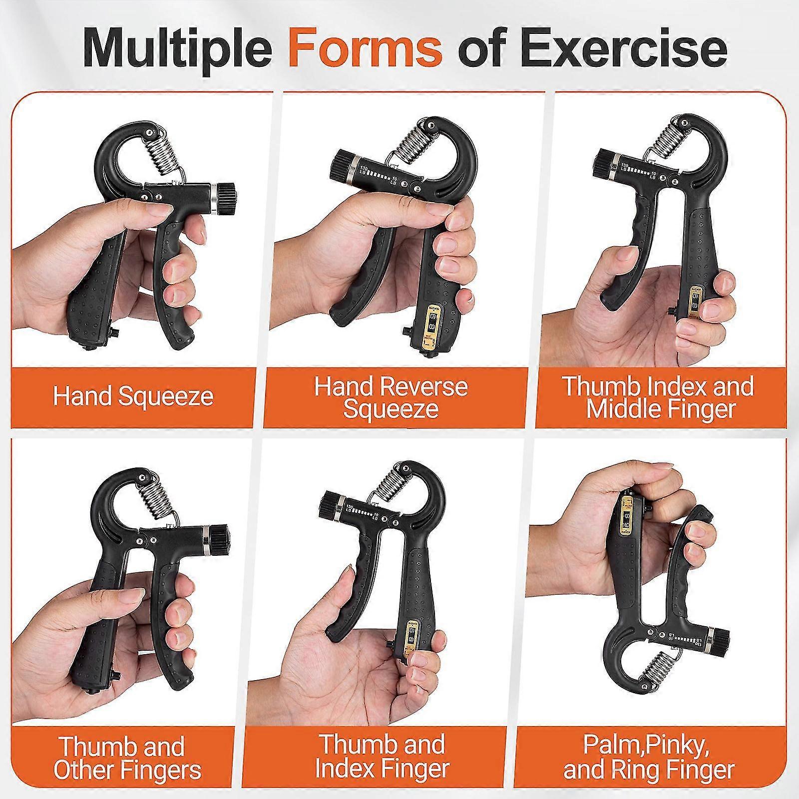 Hand Grip Strength Trainer, Adjustable Power Gripper for Gym Workouts - Image 4