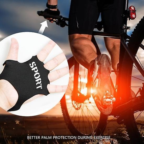 1 Pair Ultralight Workout Hand Grips, Sweat-Absorbing Palm Protection Gloves - Image 4