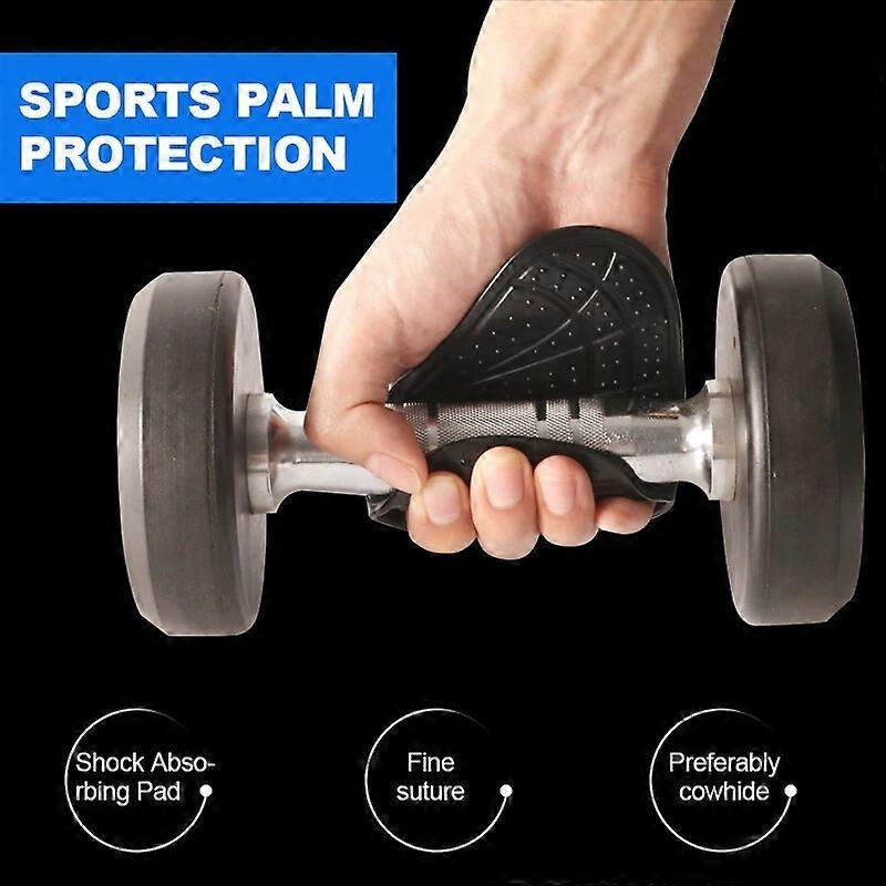 1 Pair Weightlifting Gloves with Rubber Palm Grip for Kettlebell & Bench Press - Image 4