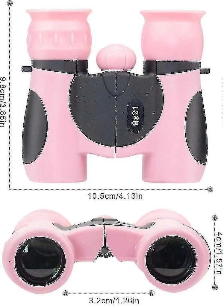 Pink Binoculars for Babies Compact Lightweight Outdoor Viewing Toy - Image 3
