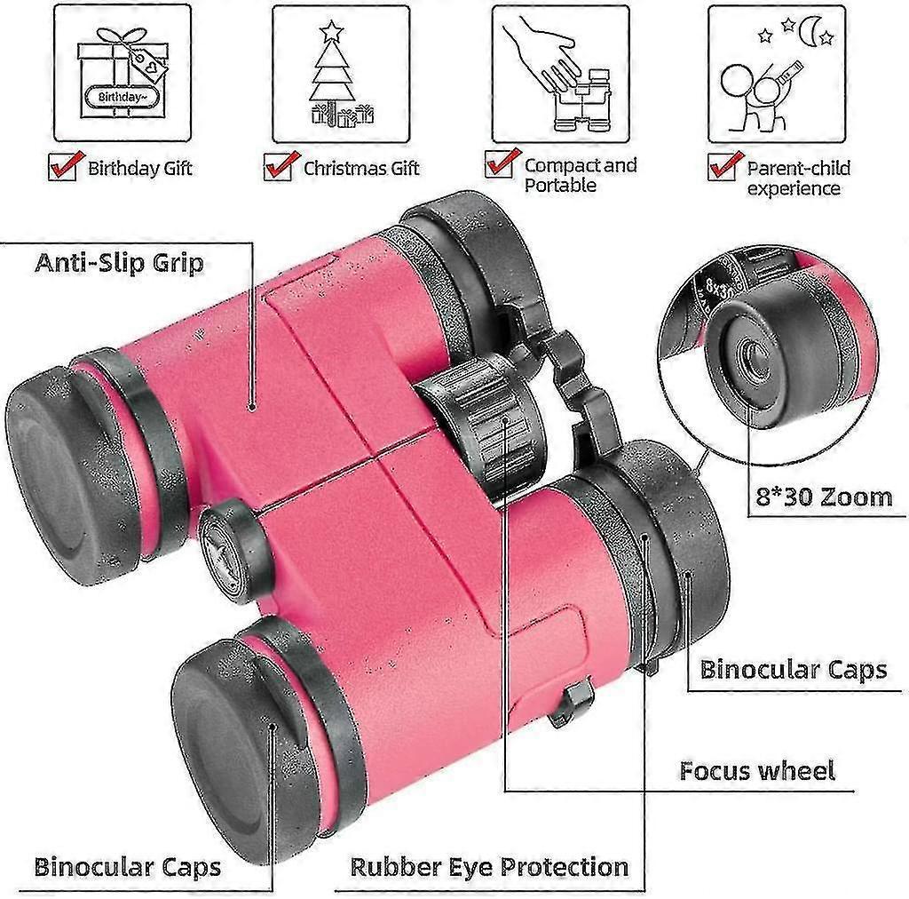 HD Binoculars for Adults Compact High Power Travel Viewing Optics - Image 3