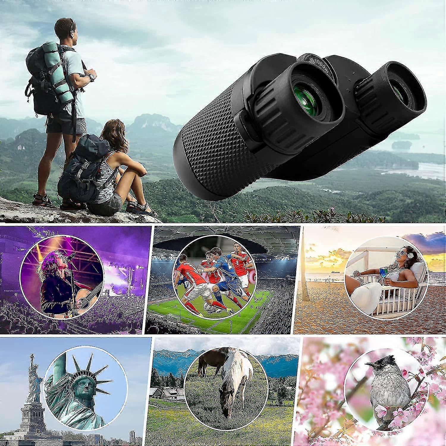 10x25 HD Binoculars with Vis Technology Compact Lightweight Outdoor Viewing - Image 5