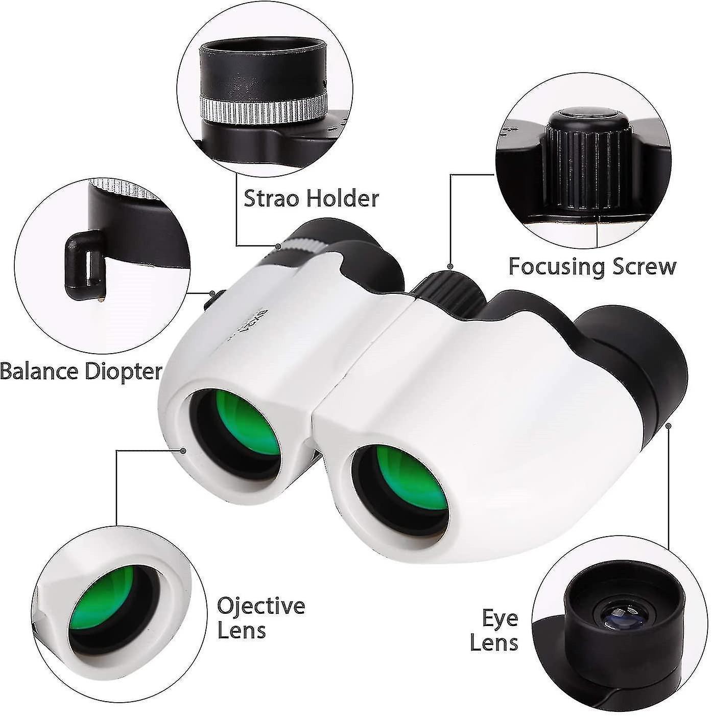 8x21 Binoculars for Babies Mini Compact Christmas Gift Outdoor Binoculars - Image 2