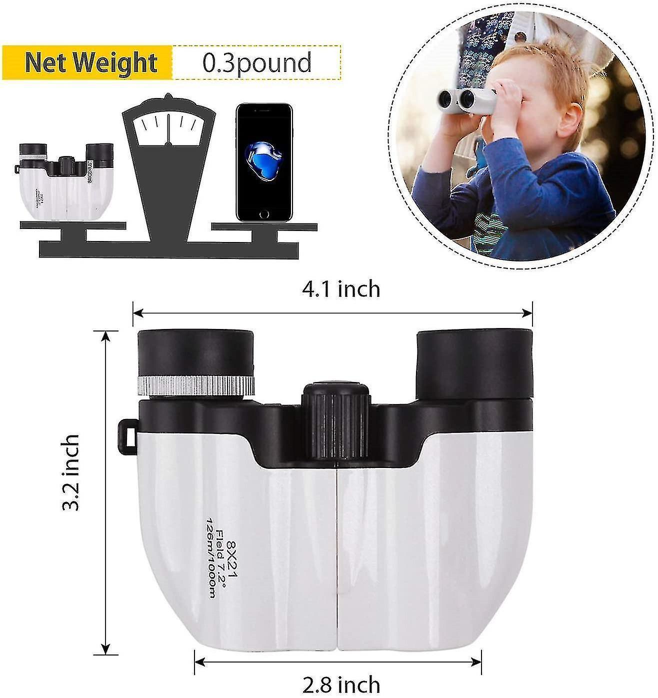 8x21 Binoculars for Babies Mini Compact Christmas Gift Outdoor Binoculars - Image 4