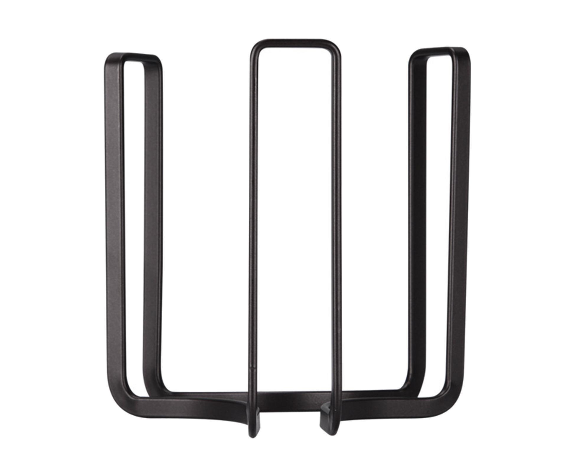 Dish Rack Practical Removable Iron Kitchen Dish Storage Rack for Kitchen-Black - Image 1