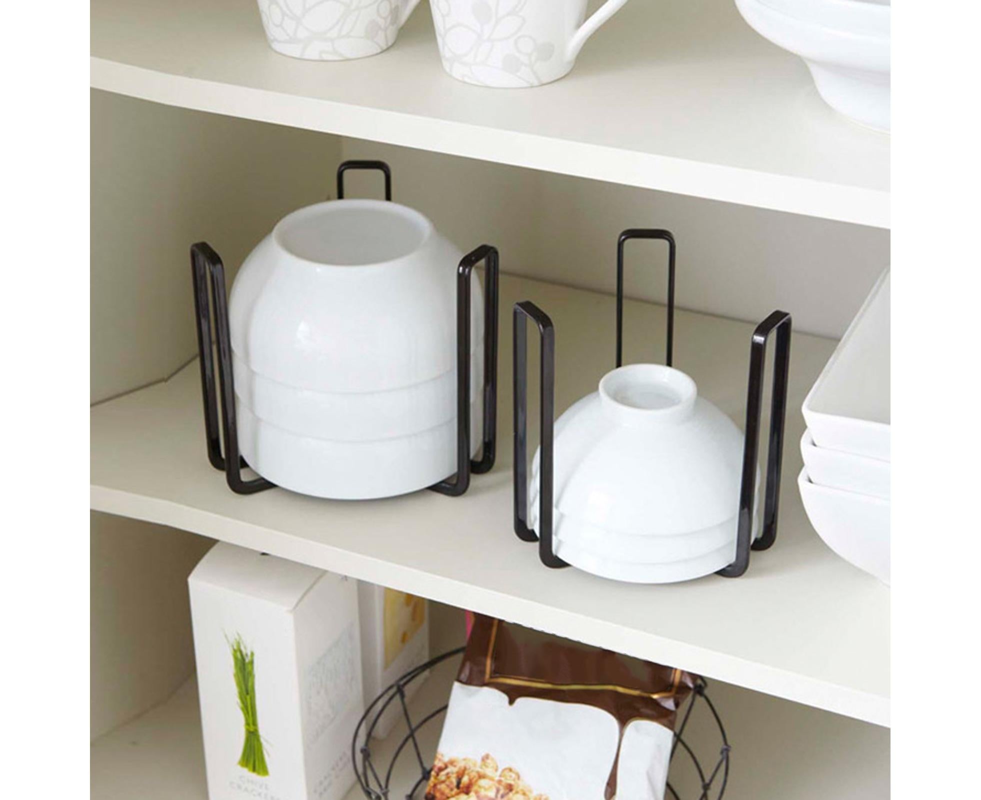 Dish Rack Practical Removable Iron Kitchen Dish Storage Rack for Kitchen-Black - Image 4