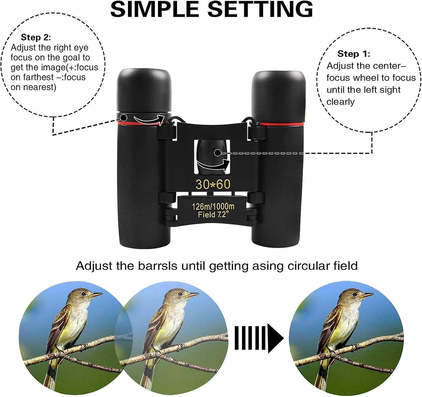Compact Foldable Telescope for Babies Lightweight Binoculars for Travel - Image 4