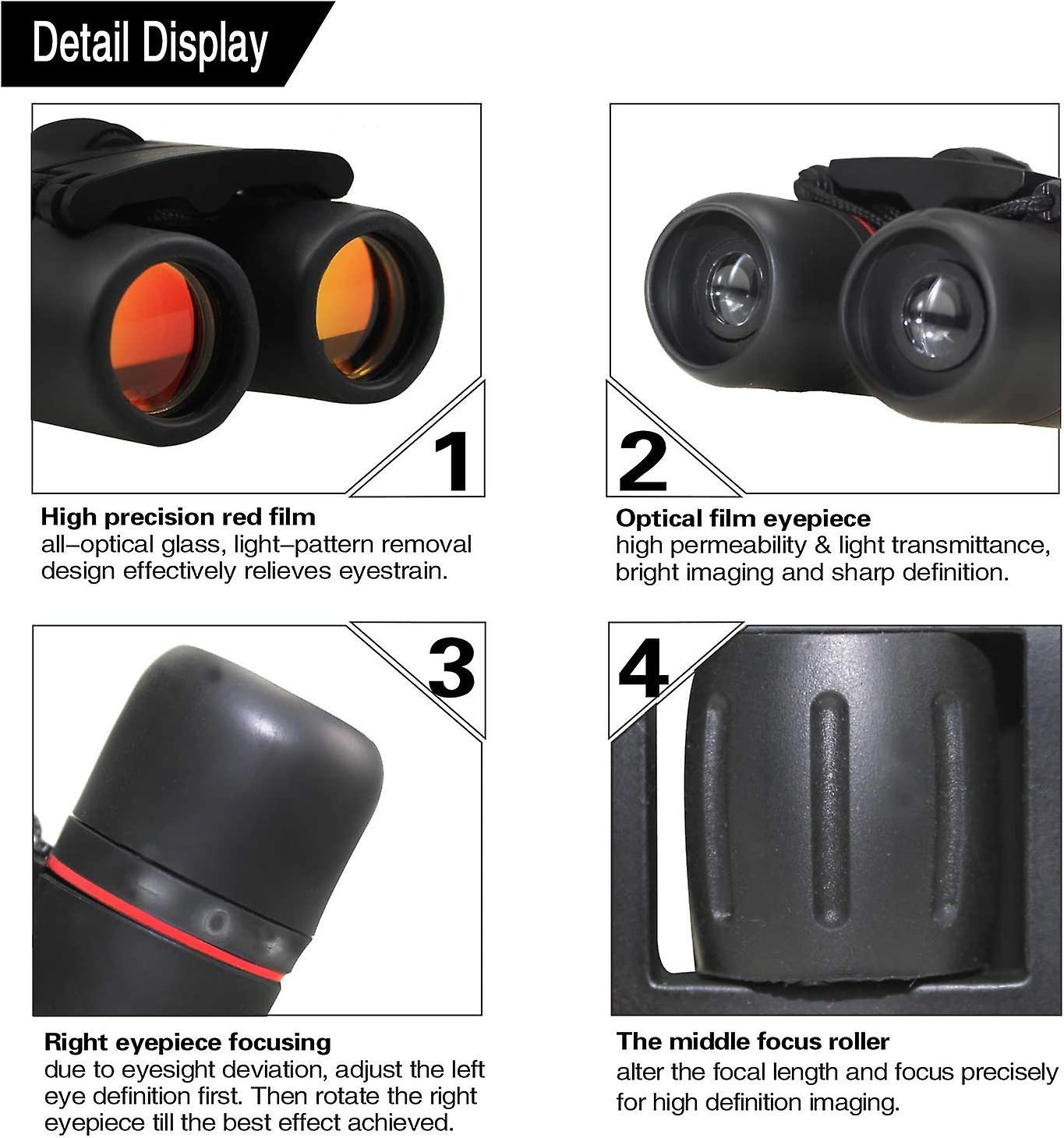 Compact Foldable Telescope for Babies Lightweight Binoculars for Travel - Image 5