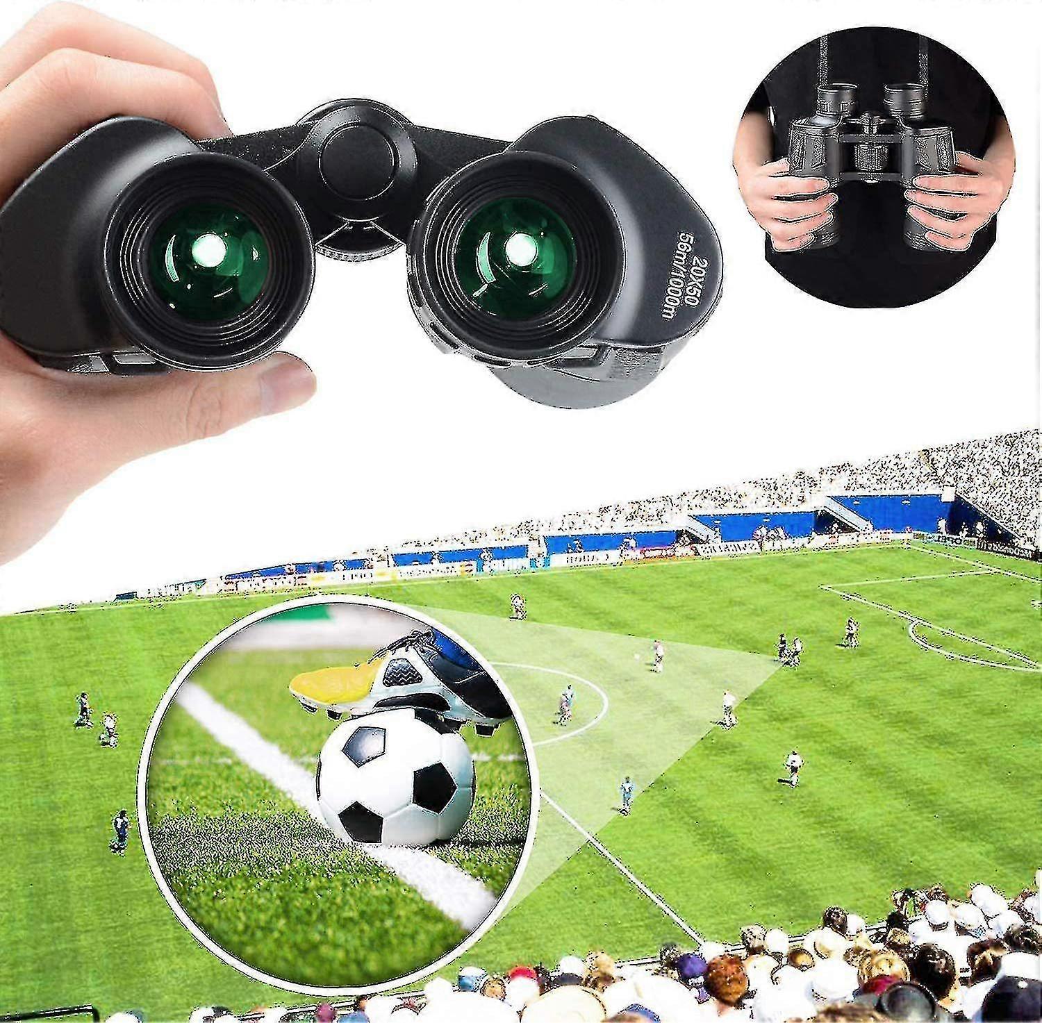 20x50 HD Binoculars Compact BaK4 Prism High Power Outdoor Optics - Image 3