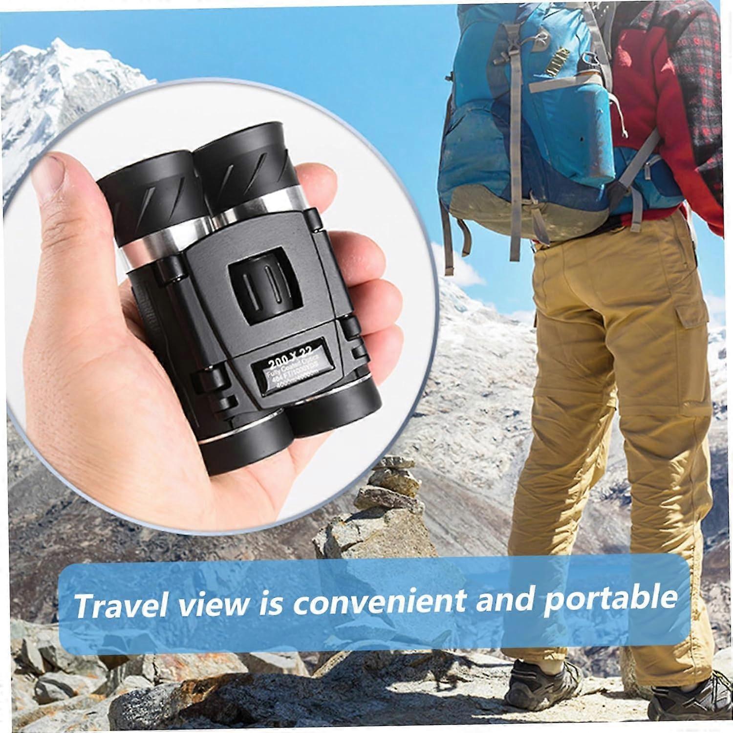 200x22 HD Binoculars for Adults High Power Compact Travel Bird Watching Binoculars - Image 3