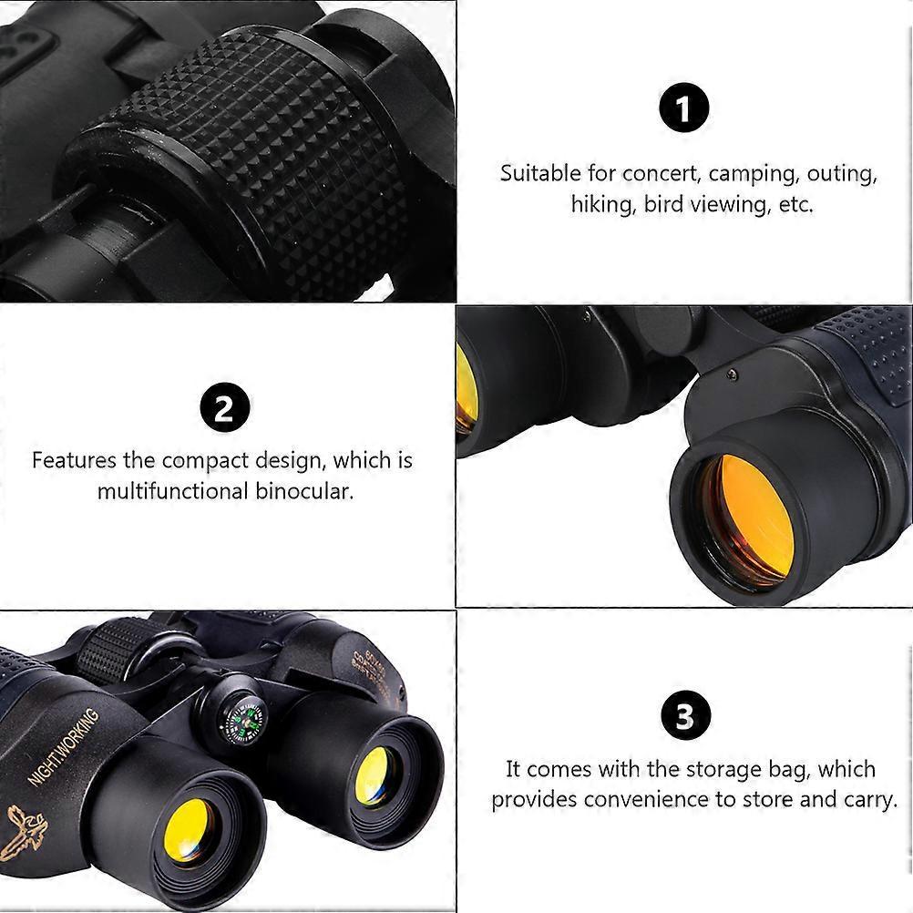 60x60 Compact Binoculars for Outdoor Activities High Power Binocular - Image 3