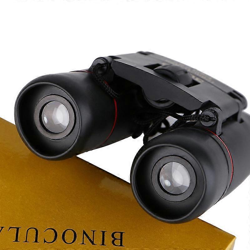 30x60 Foldable Binoculars Red Coated Mini Compact Binoculars for Outdoor Use - Image 4