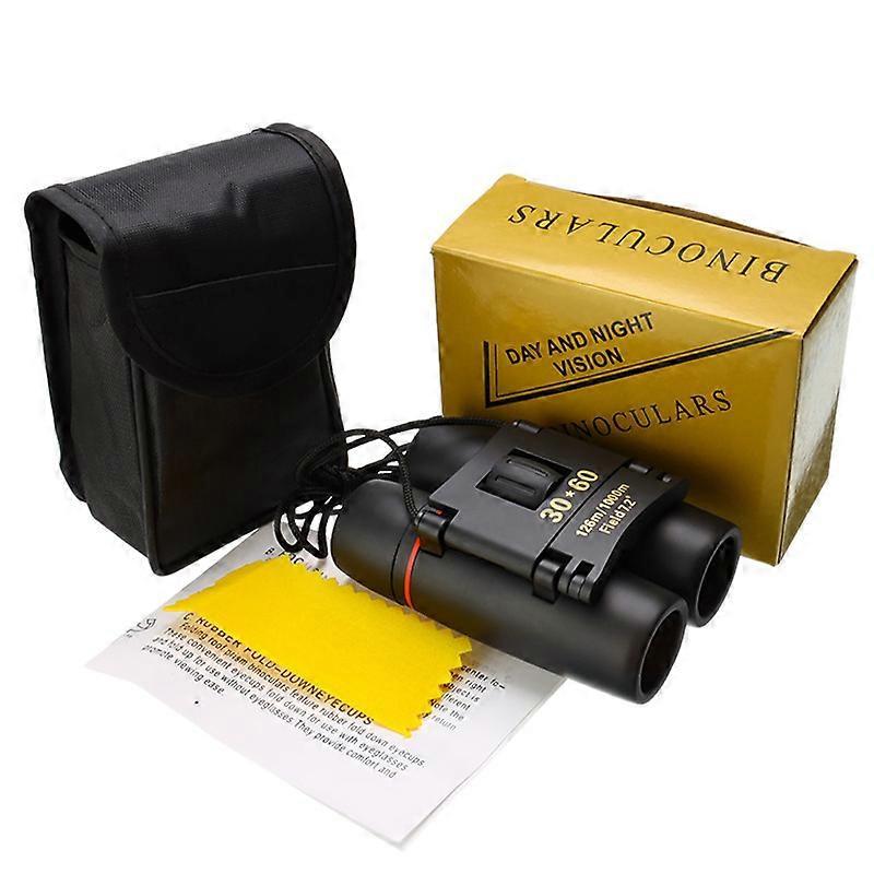 30x60 Foldable Binoculars Red Coated Mini Compact Binoculars for Outdoor Use - Image 5