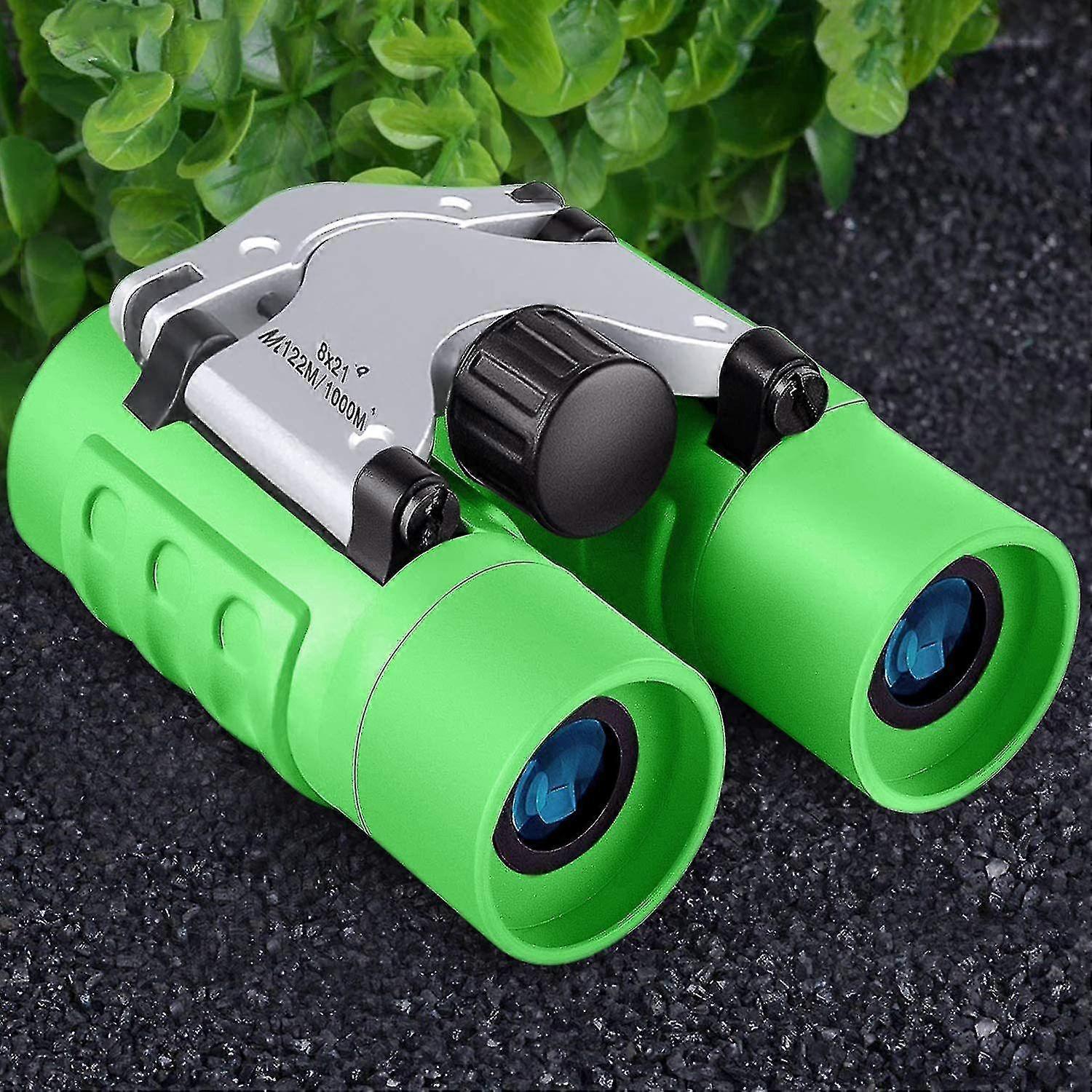 8x24 Waterproof Binoculars for Babies High Magnification Compact Green - Image 3