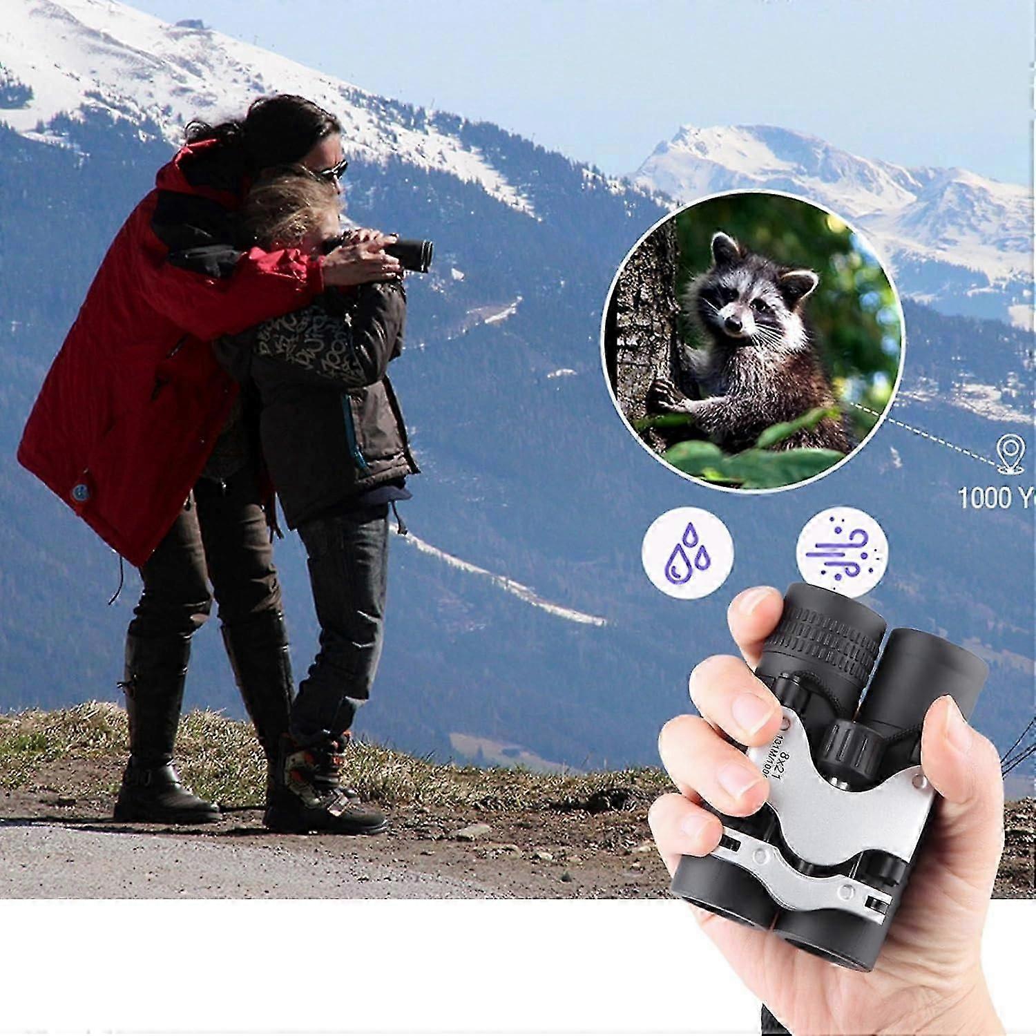 8x21 HD Binoculars for Adults and Babies Waterproof Easy Focus Compact Binoculars - Image 5