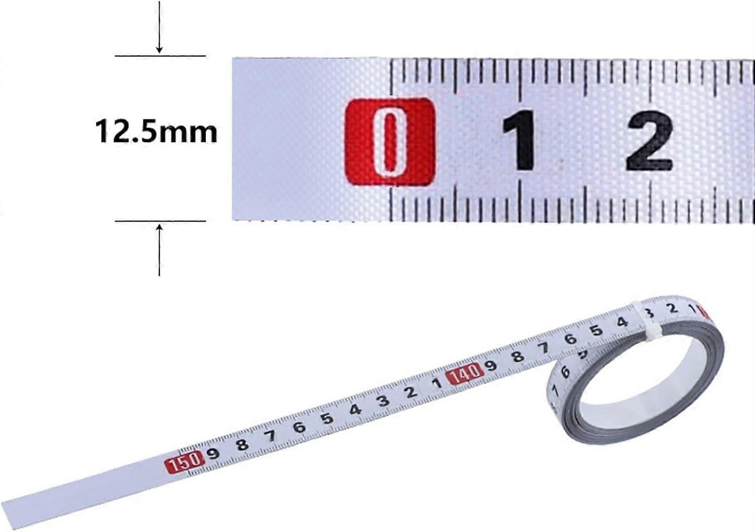 Adhesive Tape Measure Self-Adhesive Graduated Measuring Tape Strip - Image 3