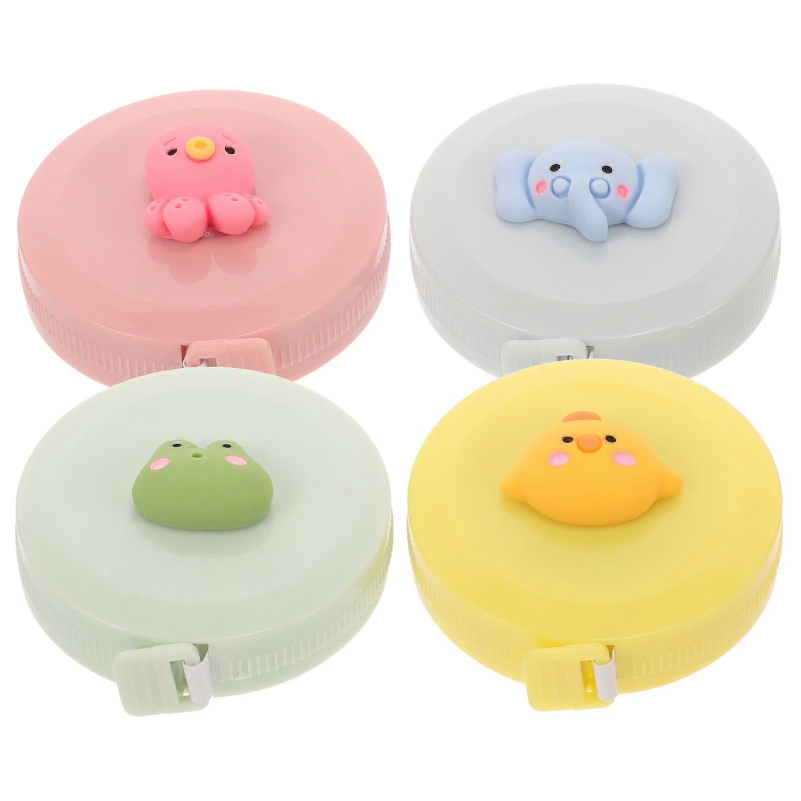 4pcs Body Measuring Tape Retractable Flexible Tape Measure for Body and Tailor - Image 1