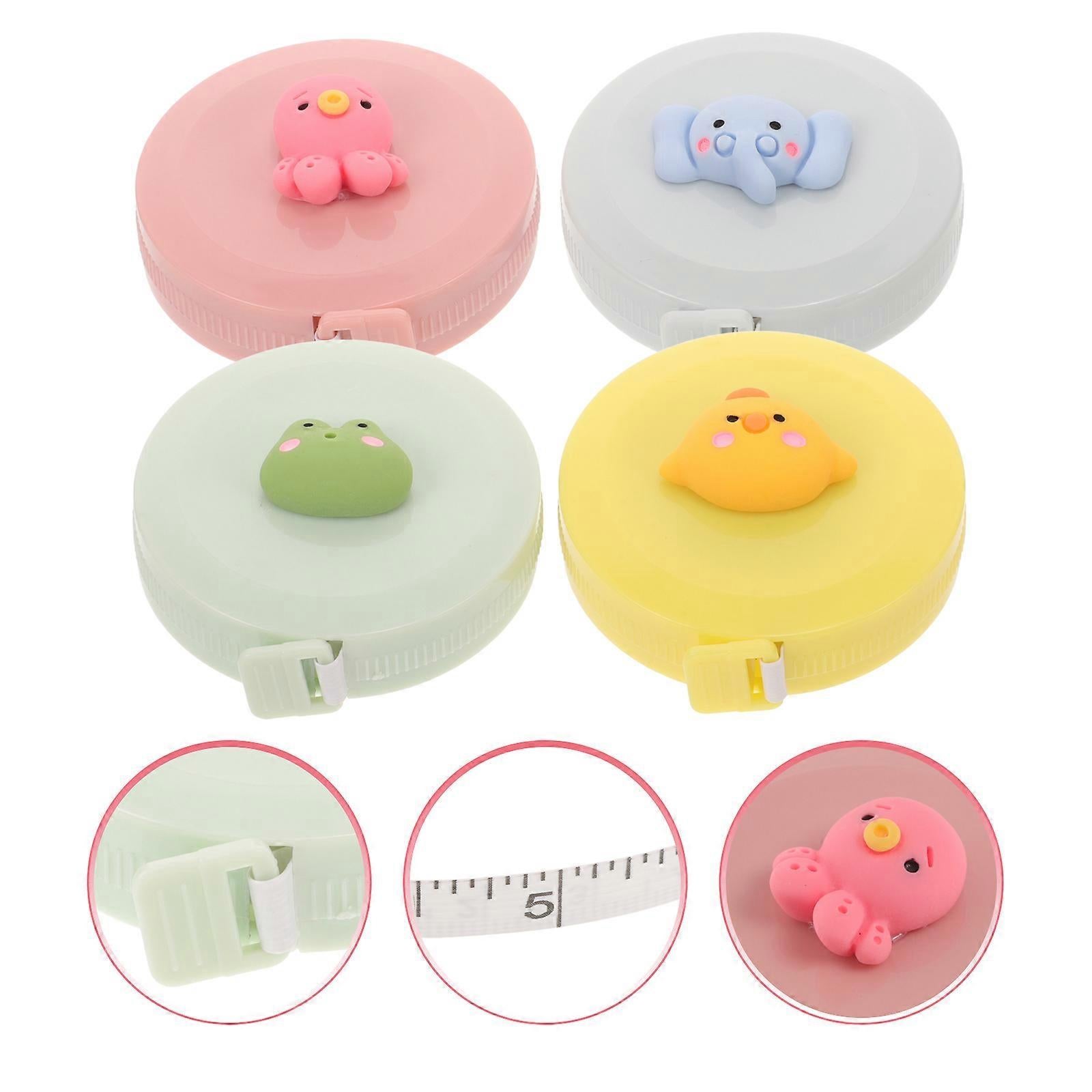 4pcs Body Measuring Tape Retractable Flexible Tape Measure for Body and Tailor - Image 3
