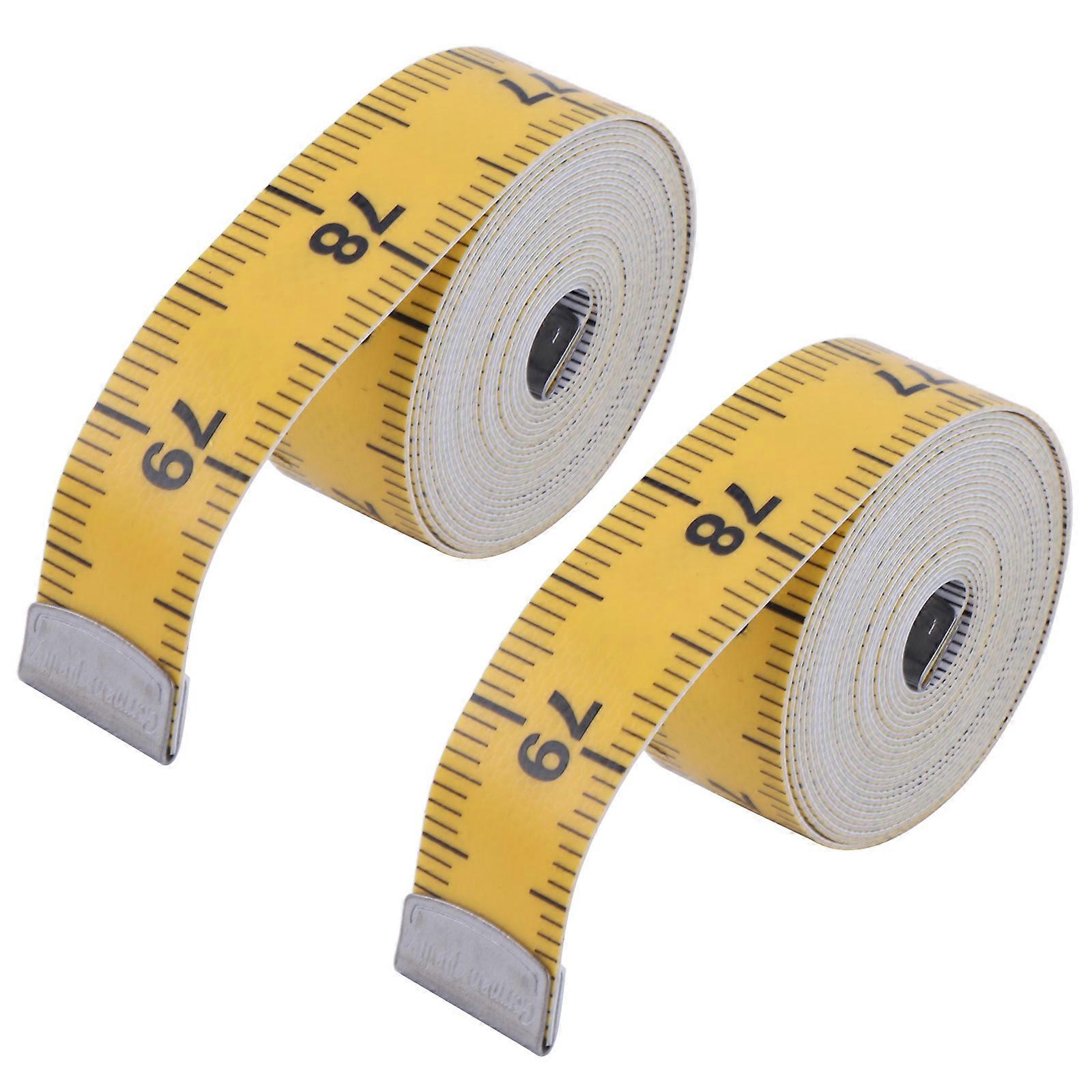 2 Pack Sewing Tape Measures 60inch Double Scale Soft Cloth Measuring Tape - Image 1