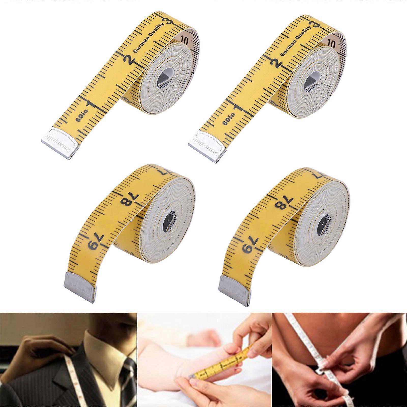 2 Pack Sewing Tape Measures 60inch Double Scale Soft Cloth Measuring Tape - Image 2