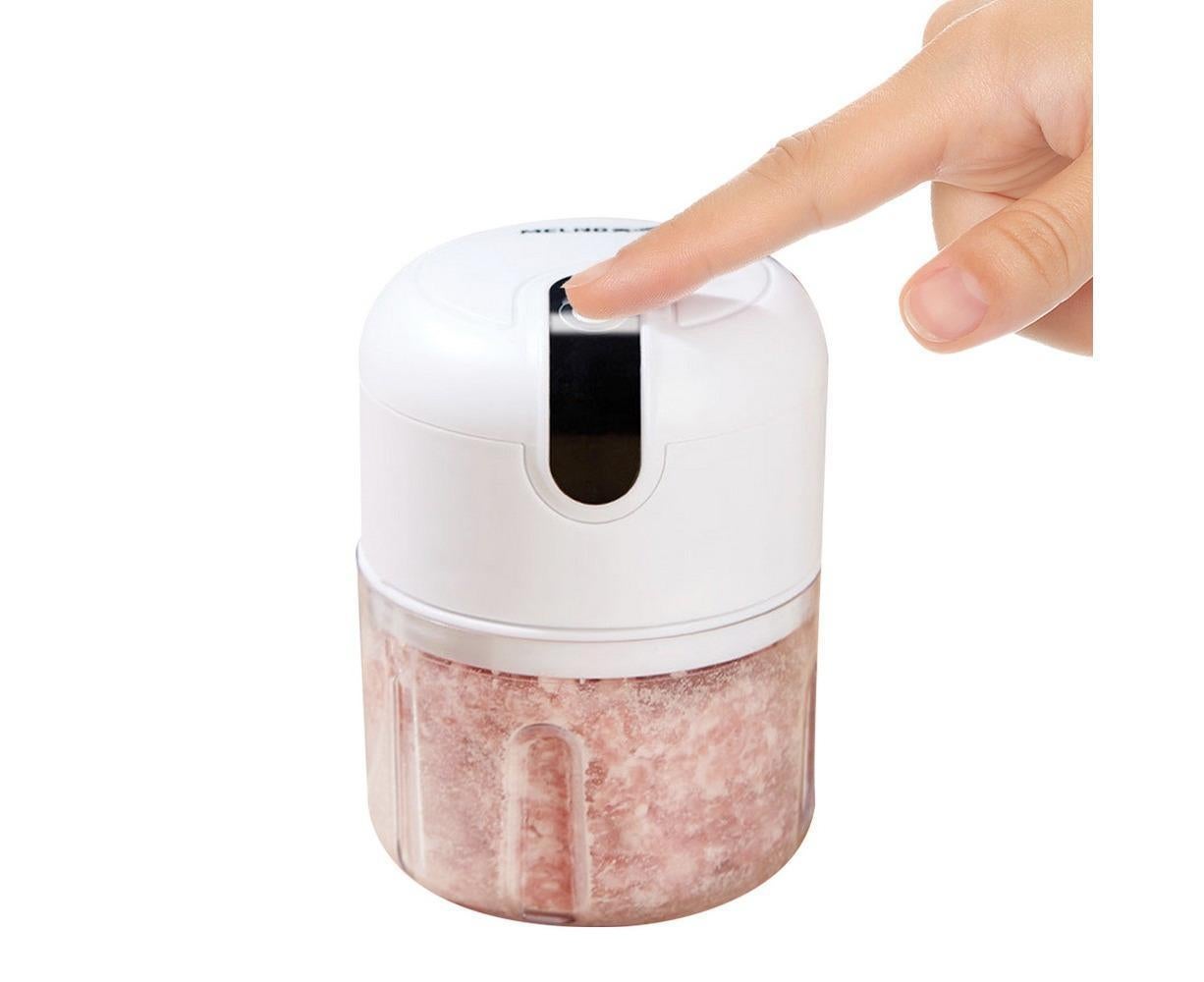 Electric Mini Garlic Chopper 250ML Wireless Portable Mini Food Processor Mincer Blender Mixer - Image 1