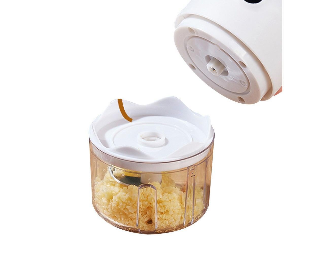 Electric Mini Garlic Chopper 250ML Wireless Portable Mini Food Processor Mincer Blender Mixer - Image 4