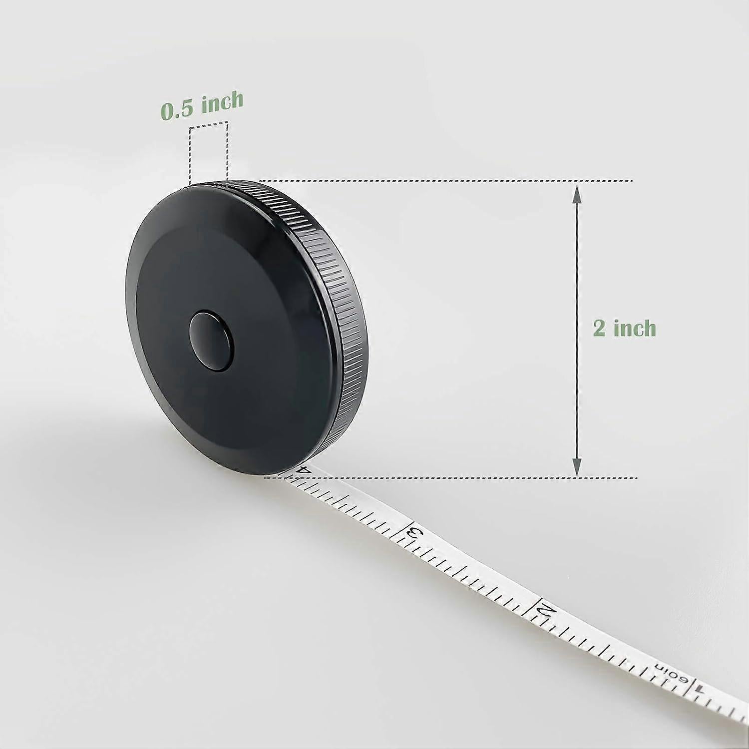 2pcs Fabric Tape Measure Retractable Body Measuring Tape Soft Sewing Tool - Image 5