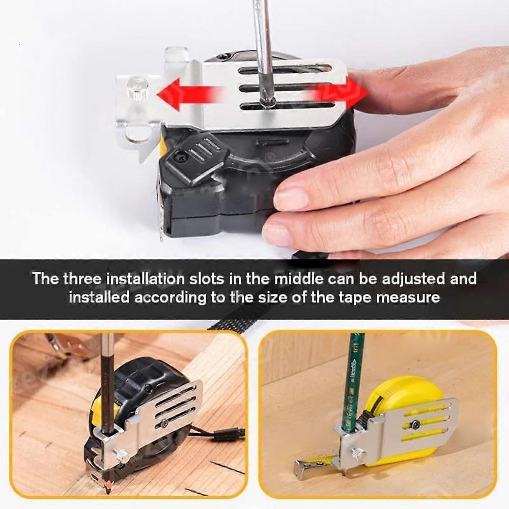 Tape Measure Positioner with Marking Aluminum Guide for Accuracy & Contour - Image 4