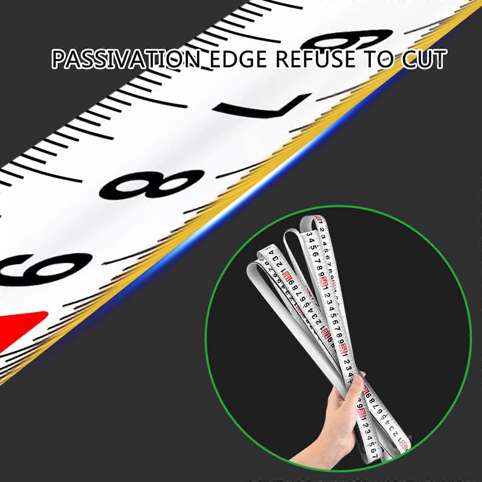 Waterproof Steel Tape Measure 9.8Ft / 16.4Ft Retractable Easy Read Ruler - Image 5