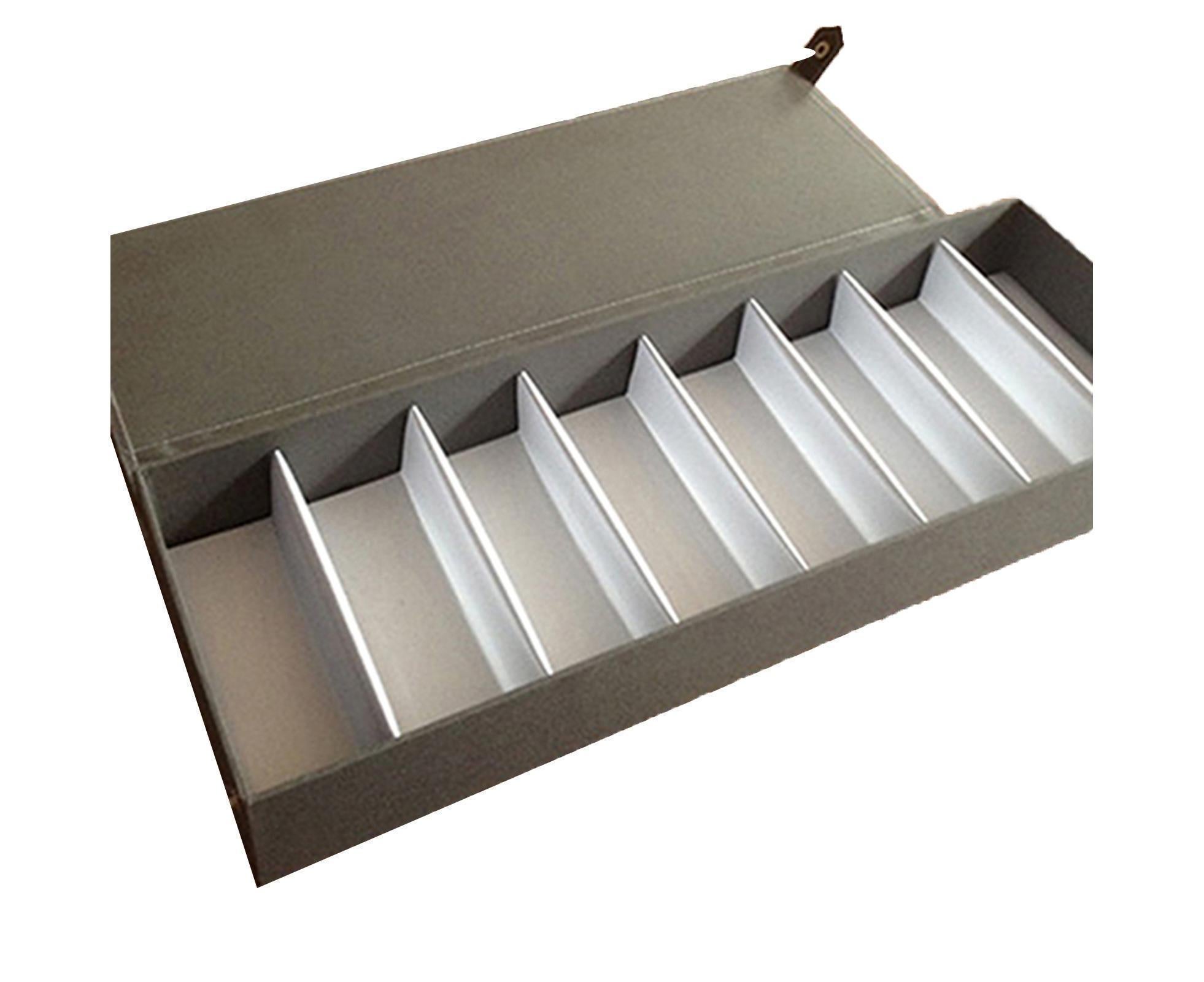 8 Grid Sunglass Glasses Storage Case Eyeglasses Display Glasswear Box Tidy Tool-Grey - Grey - Image 1