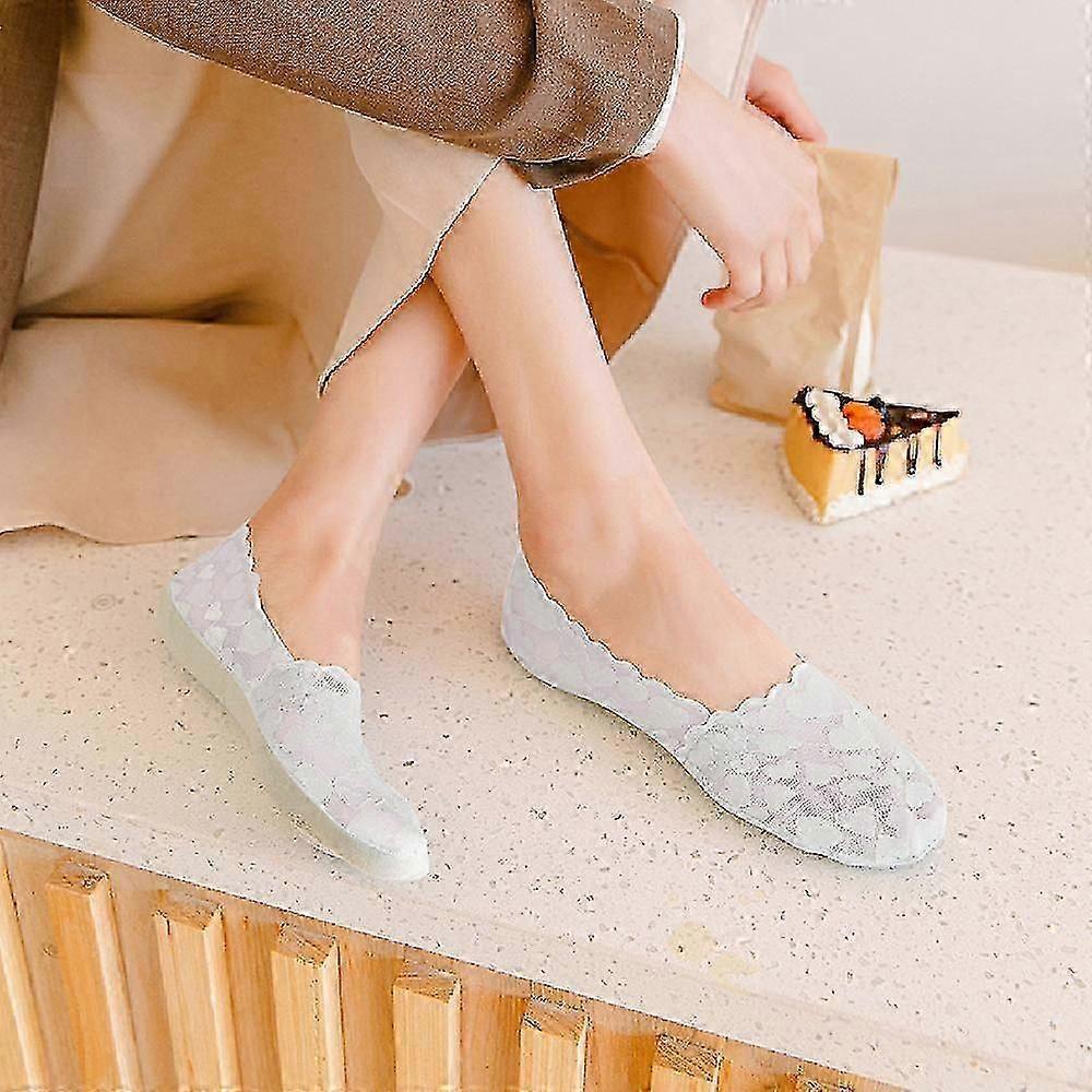 Lace Ballet Socks Transparent Low Non-Slip Breathable Socks for Women - Image 3