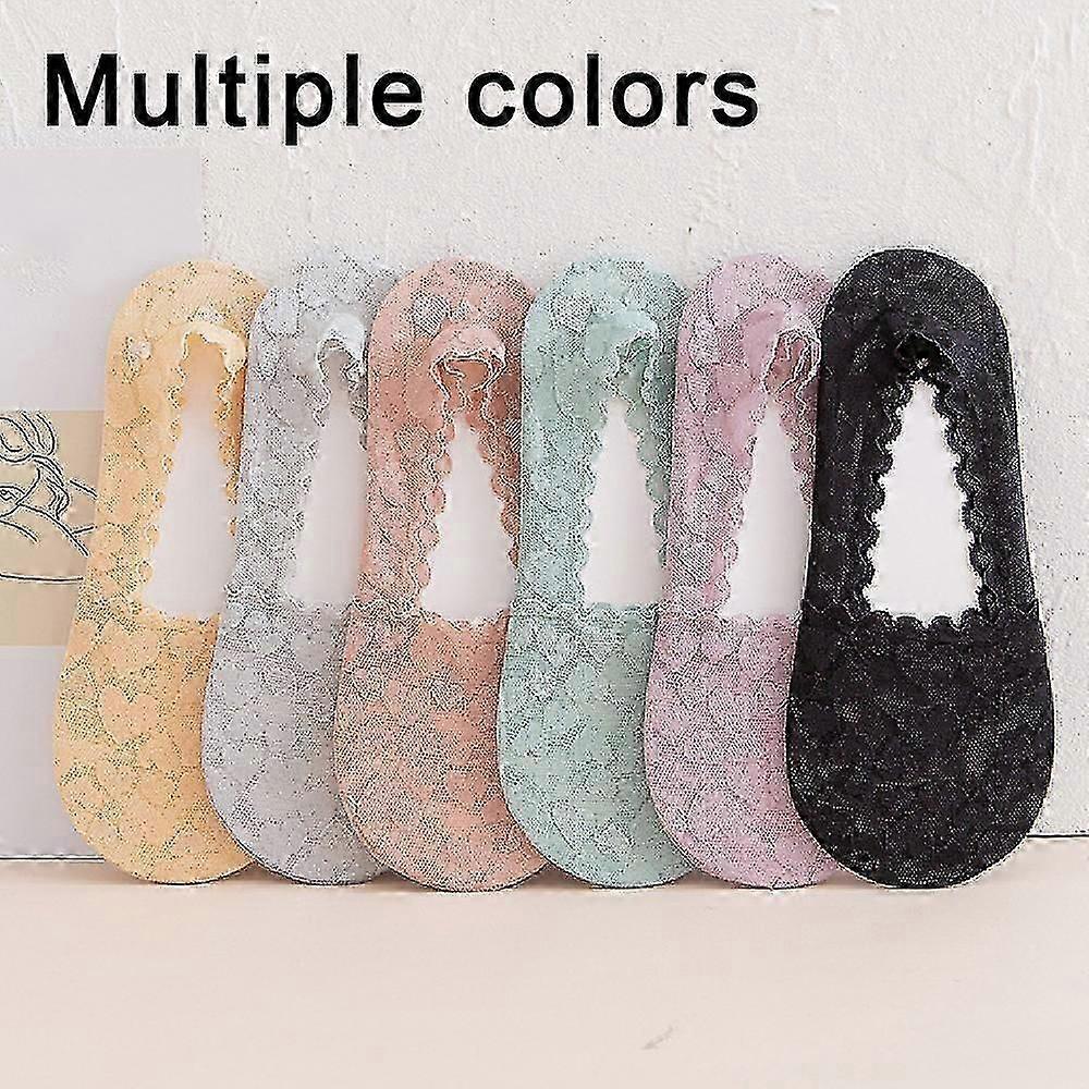 Lace Ballet Socks Transparent Low Non-Slip Breathable Socks for Women - Image 5